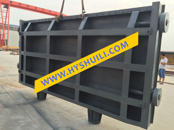 倒掛式液壓雙吊點(diǎn)鋼閘門